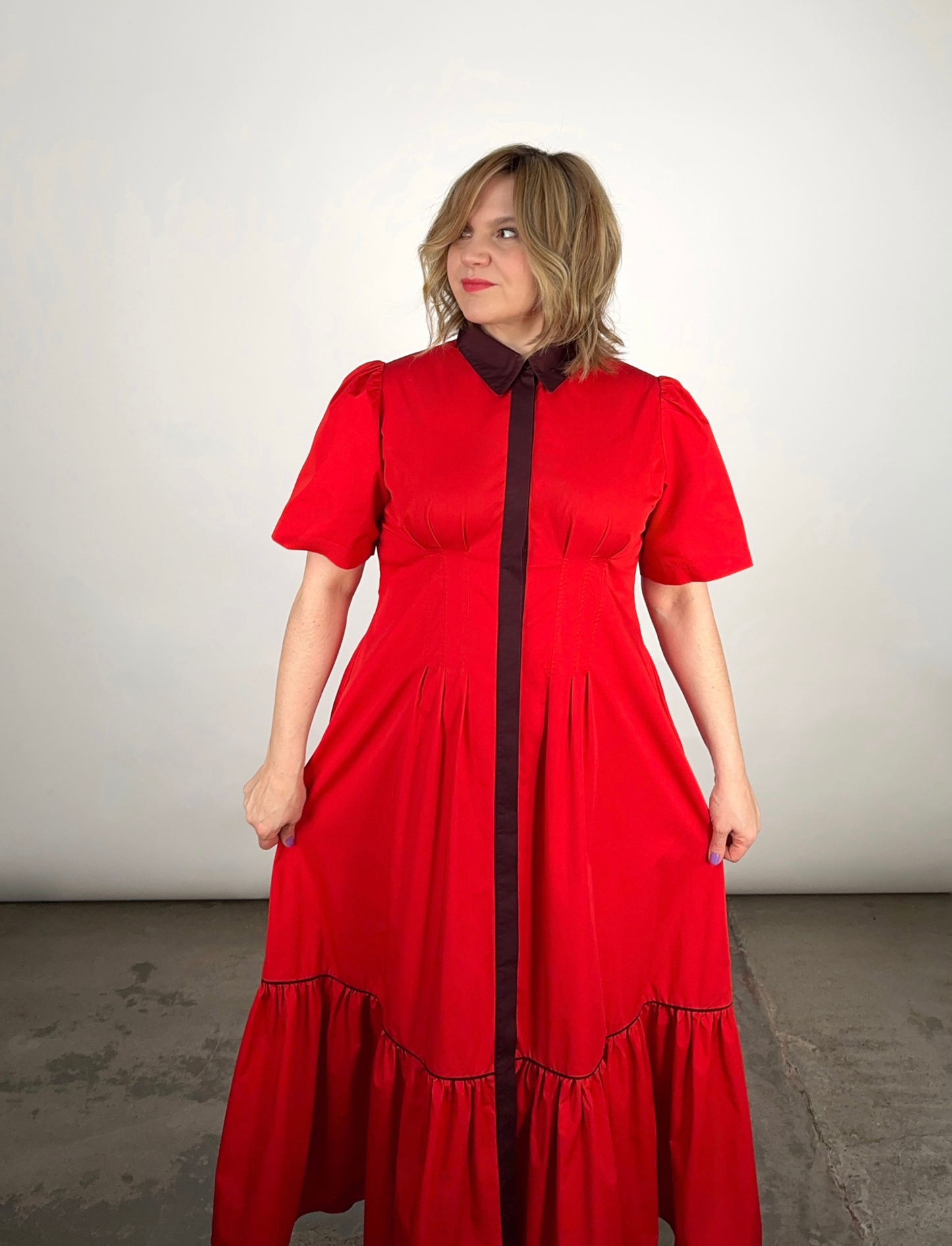 TAKE ME ON MAXI SHIRT DRESS