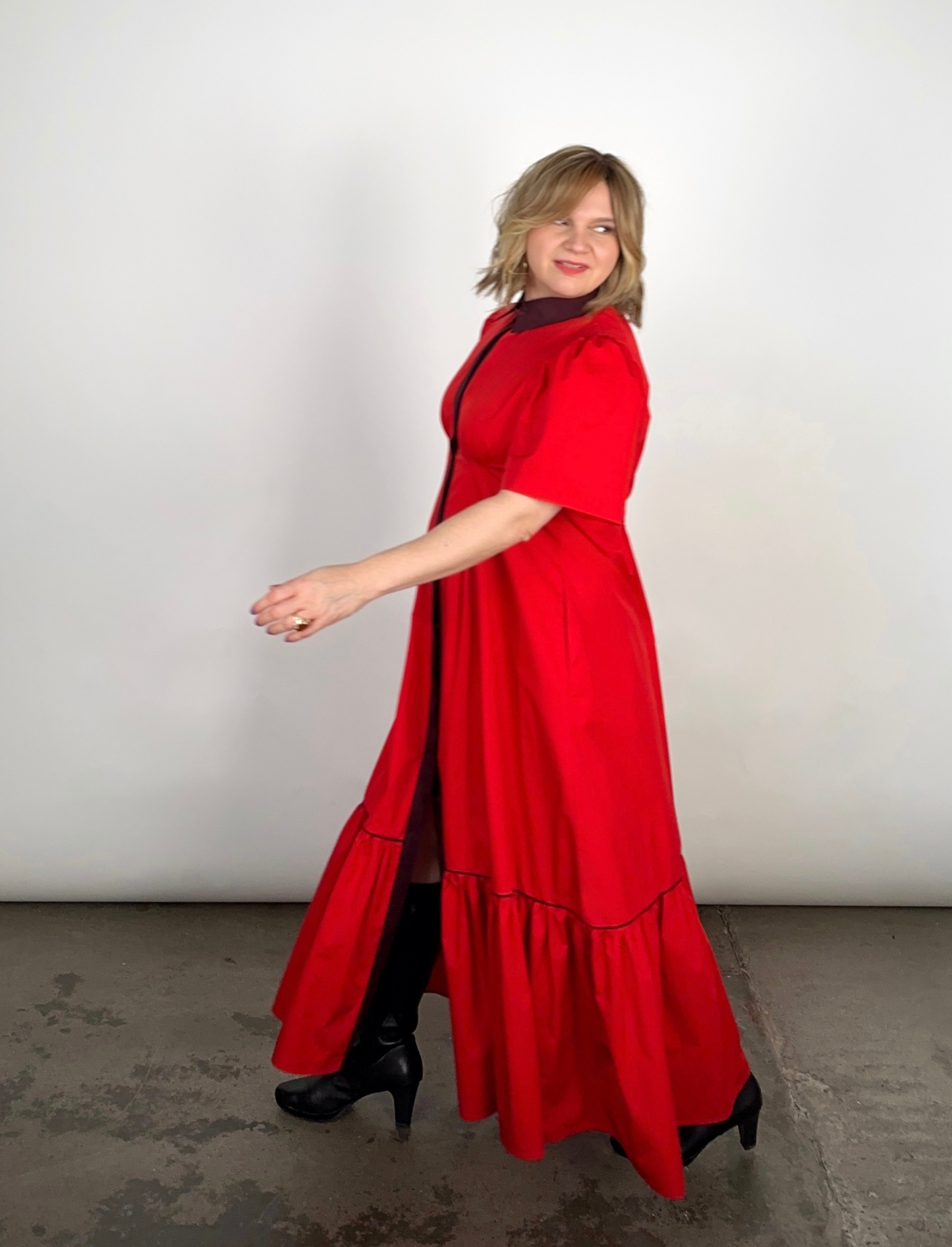 TAKE ME ON MAXI SHIRT DRESS