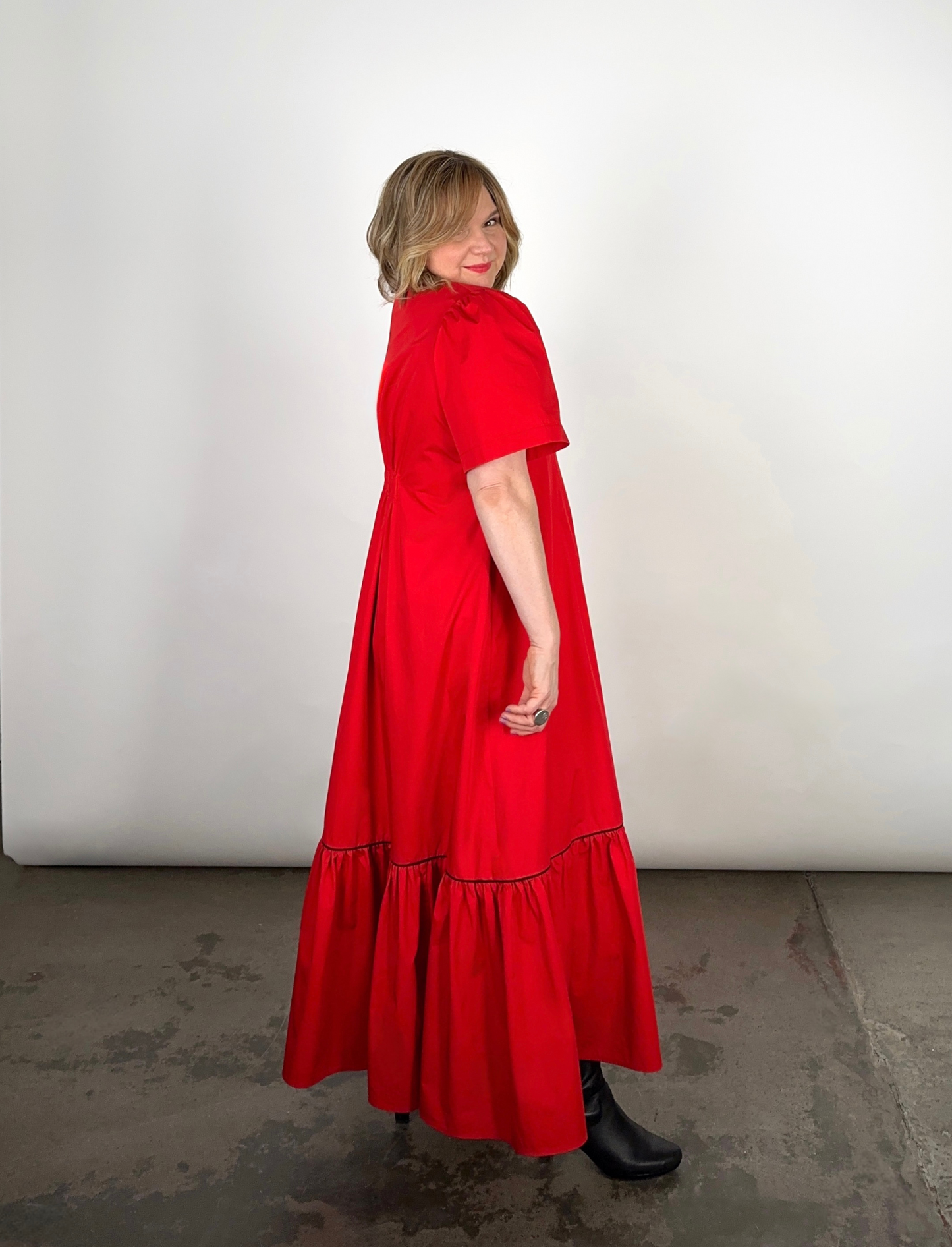 TAKE ME ON MAXI SHIRT DRESS