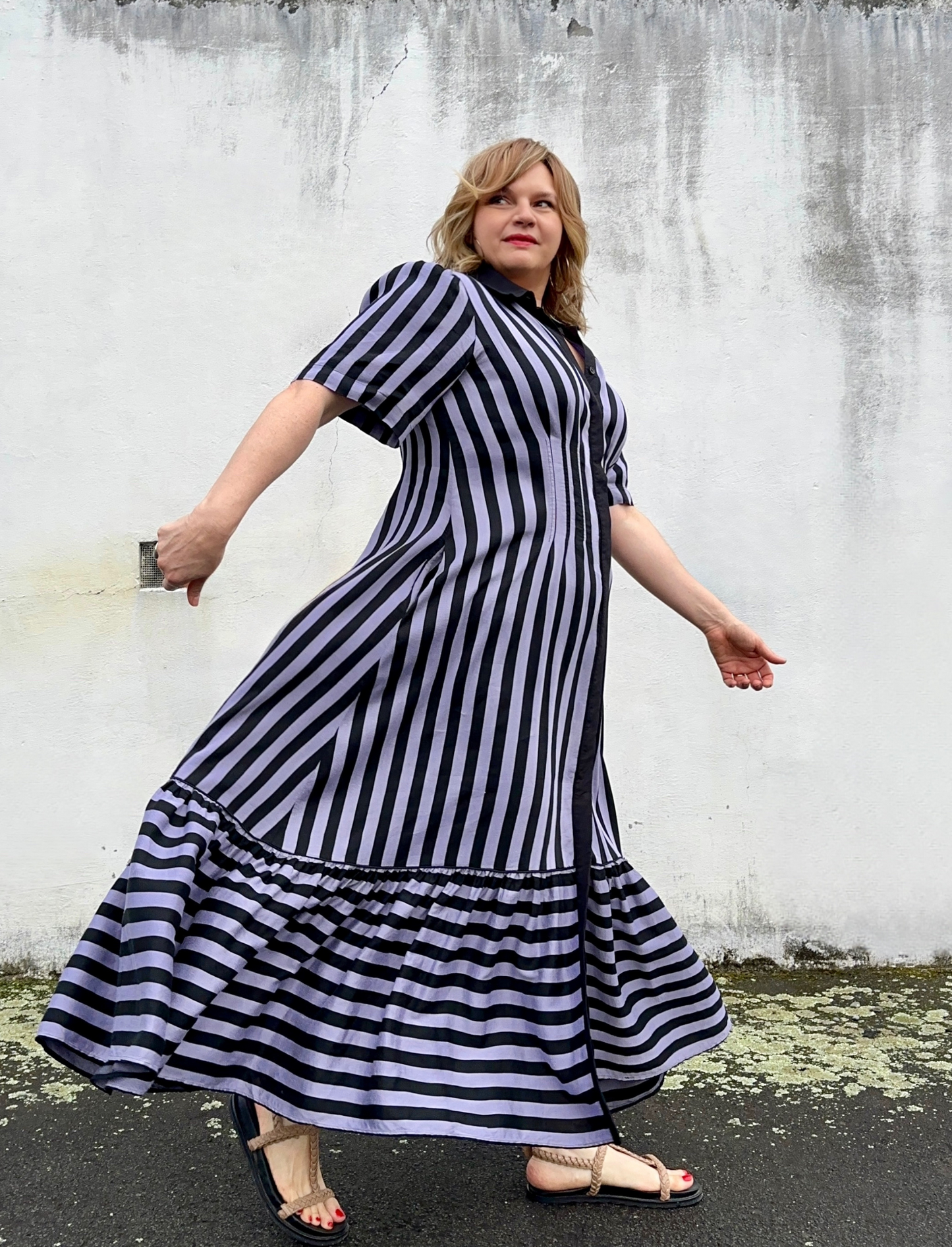 TAKE ME ON MAXI SHIRT DRESS