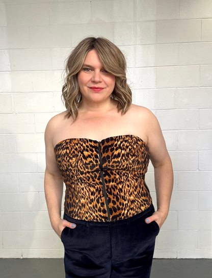 THE OFF-SCRIPT BUSTIER TOP
