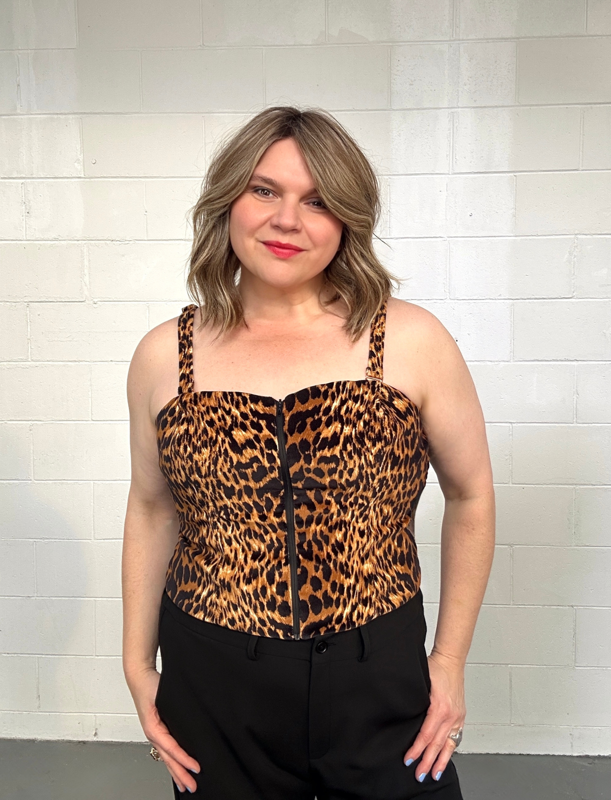 THE OFF-SCRIPT BUSTIER TOP
