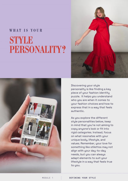 DEVELOP YOUR PERSONAL STYLE GUIDE